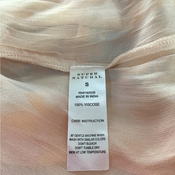 Supernatural Floral Tiered Ruffle Sleeve Chiffon Sundress NEW - Picture 8 of 8